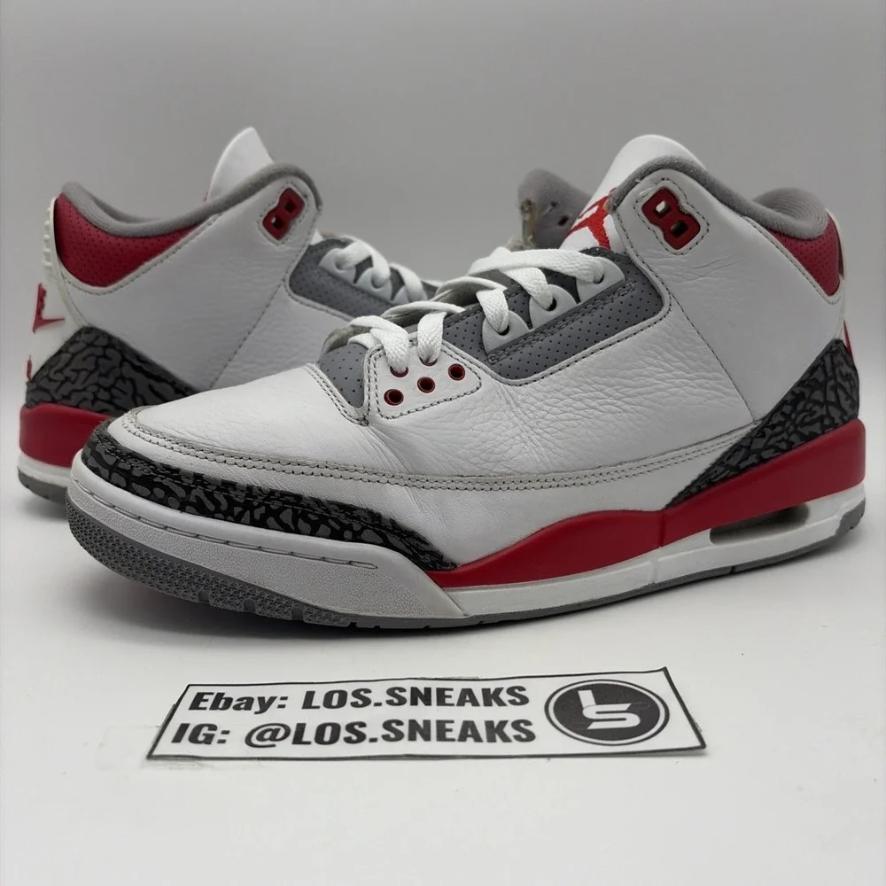 Size 10 - Jordan 3 Retro Mid Fire Red (DN3707-160)